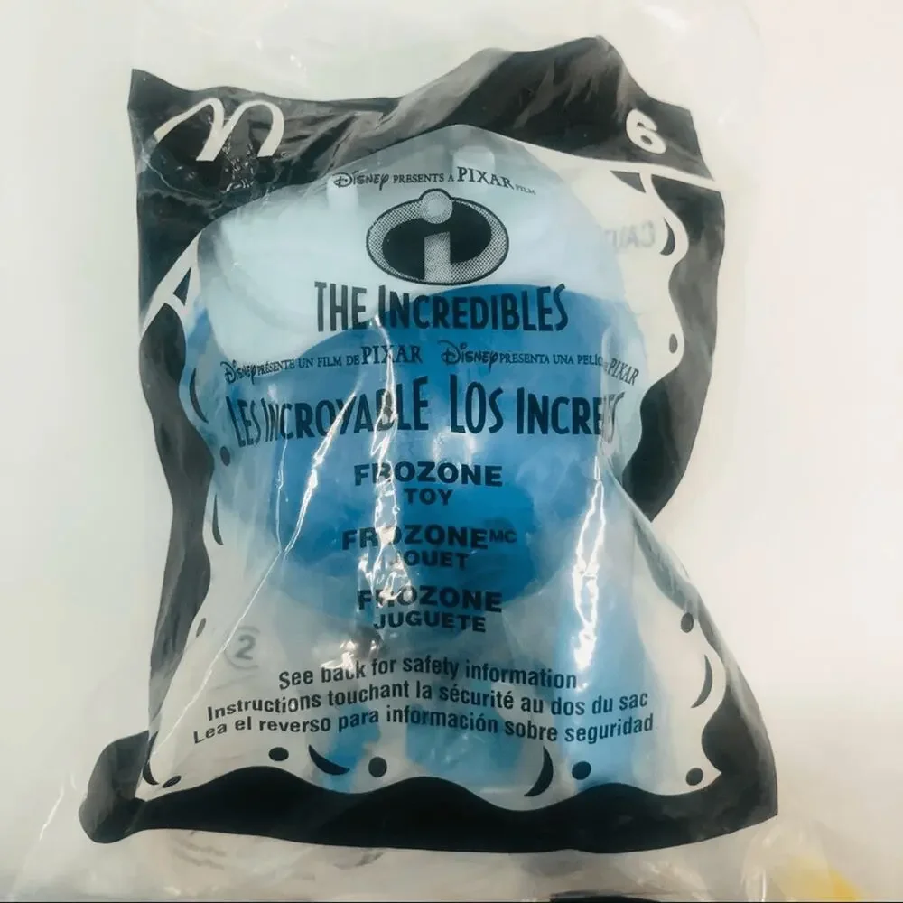 disney‎ pixar the incredibles mcdonalds happy meal toys 2005 lot of  1 4 6